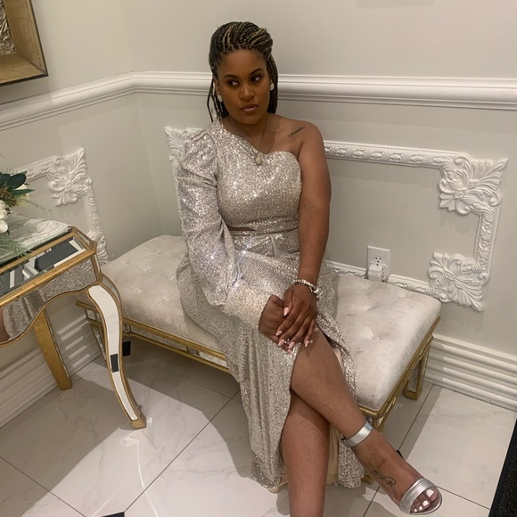 Silver Sequin Show Stopper